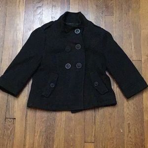 3/4 length sleeved Black Jacket